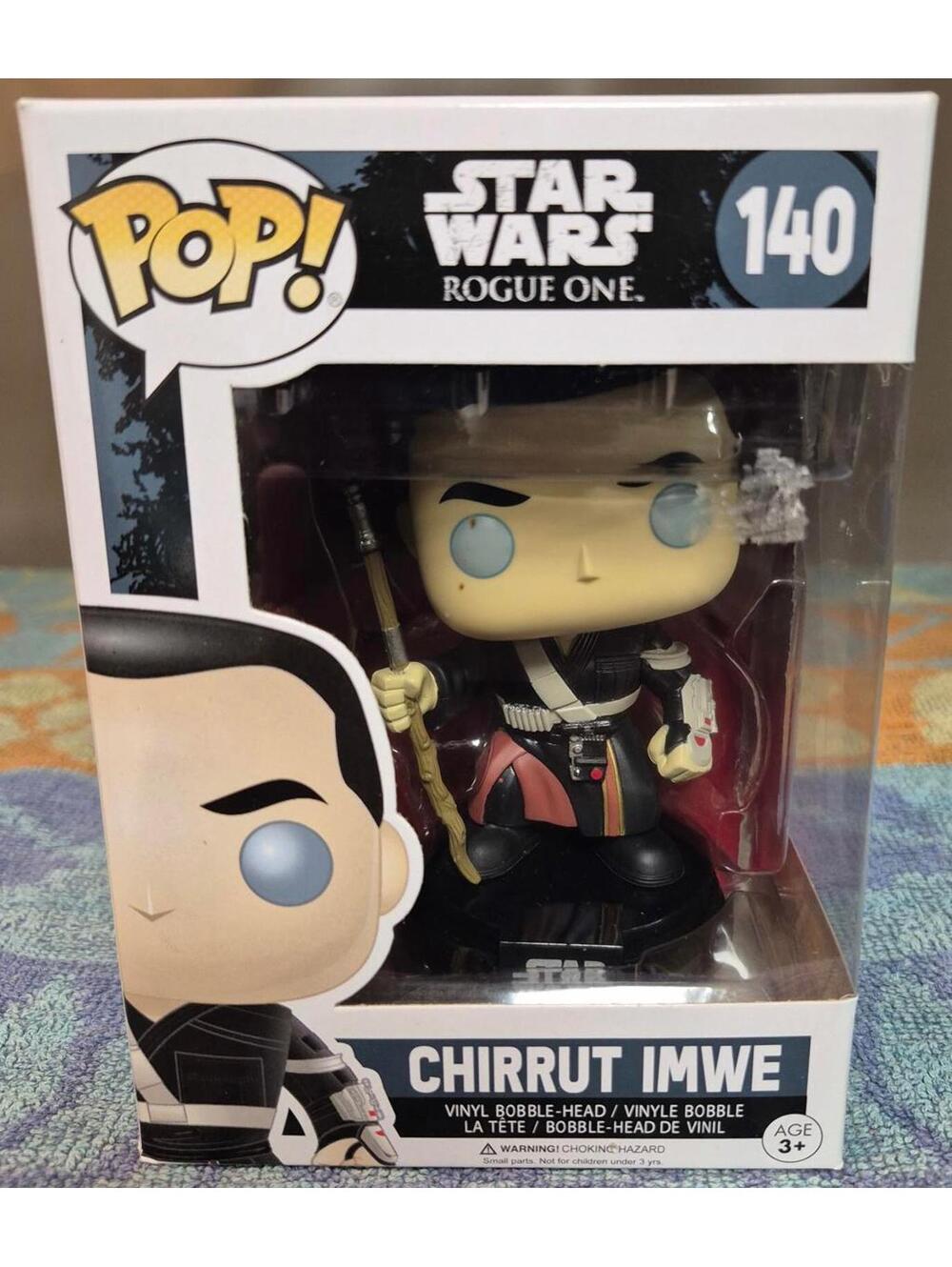 Funko Pop! Star Wars Rogue One Chirrut Imwe Vinyl Bobble-Head Figure #140